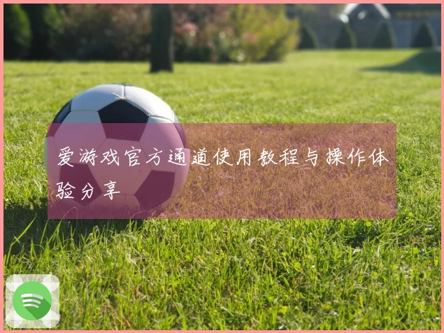 爱游戏官方通道使用教程与操作体验分享